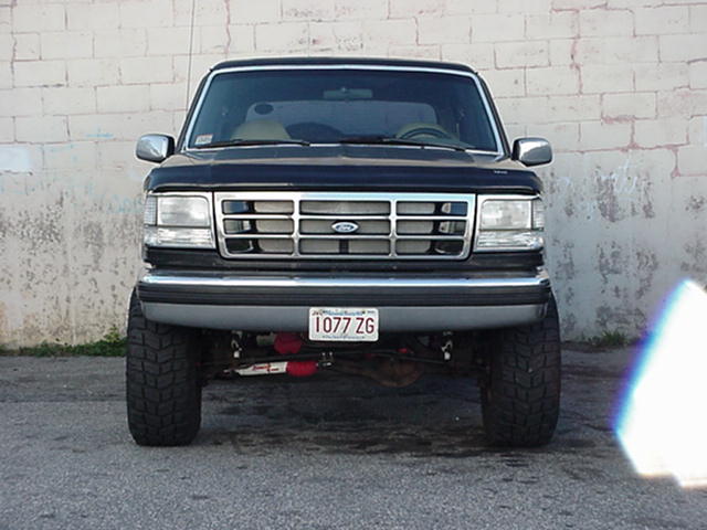 grille painted with alum mesh behind it