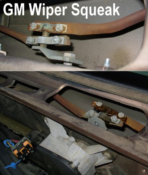 1997 Chevrolet Silverado 3500 - Wiper Squeal This could have been done with a flashlight & an oil can, squirting straight down thru the grate above the wiper motor arm.