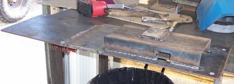 1990 Ford Bronco - The finished product on the bench, basically just smaller and smaller rectangular boxes