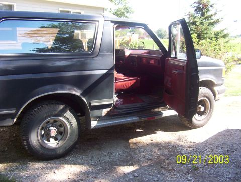 1987 Ford Bronco - passenger's side rear quarter panel