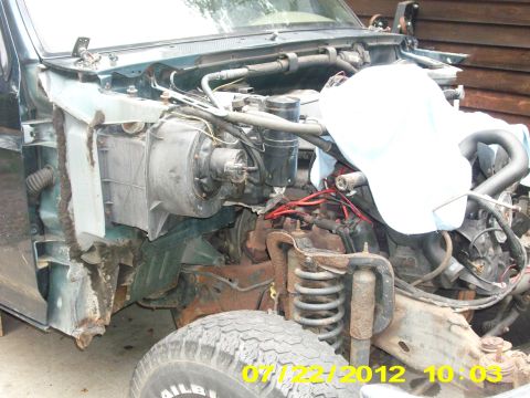 1995 Ford Bronco - Well my buddy bruce came by and we hoofed that thing off. if it's your first time removing a clip like this, you need to look at your stres…