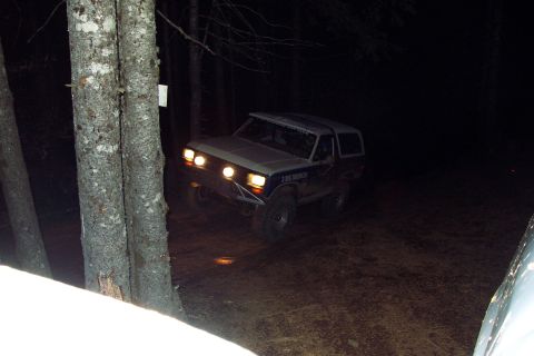 1996 Ford Bronco - Todd at top of Can-Opener trail. (11/08/2003)
