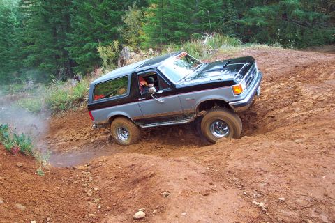 1996 Ford Bronco - Just about to the top. (11/08/2003)