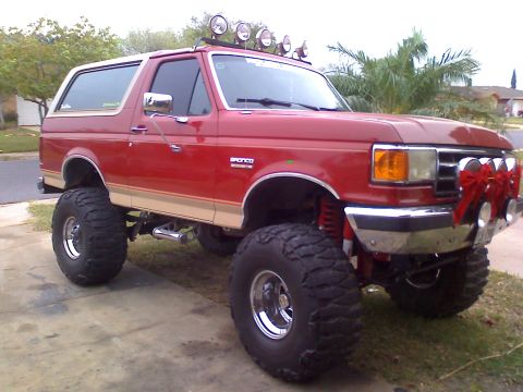 1990 Ford Bronco - Merry Christmas