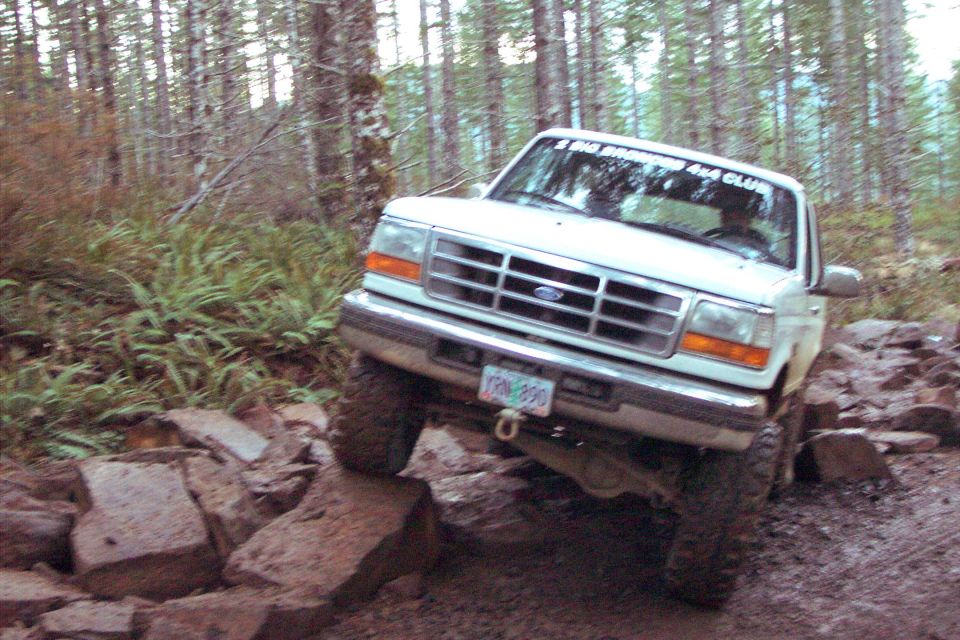 Playing in easy part (kiddie pool) of Firebreak Five rock field.  (11/09/2003)