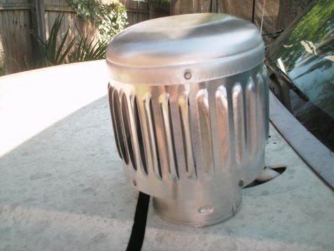 1988 Ford Bronco - One of the tops i use for my snorkel. found this at Home Depot used for house vents. great for keeping rain out of the snorkel and water ou…