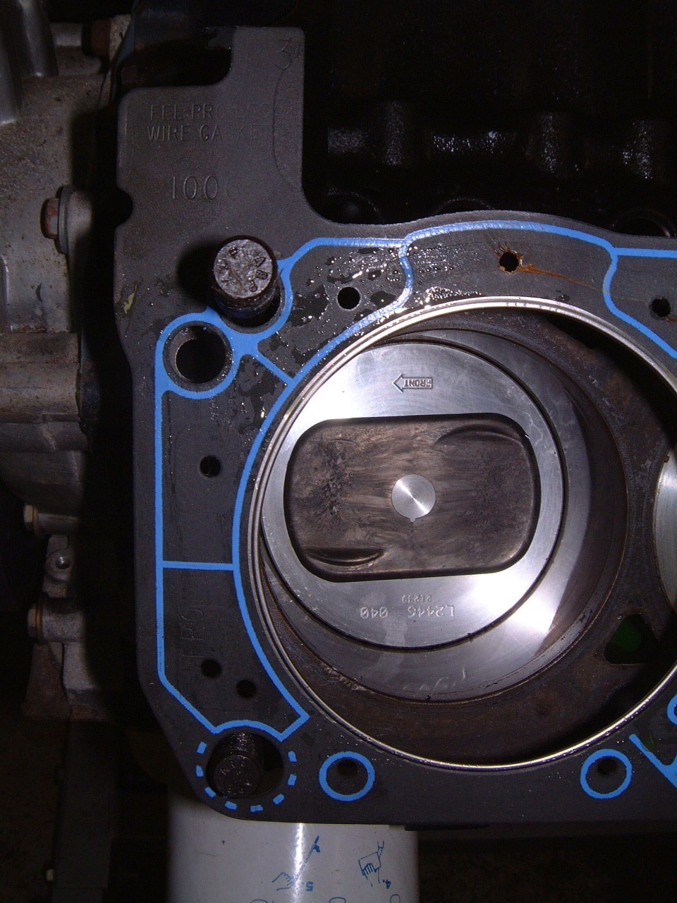 front left bank w gasket 3