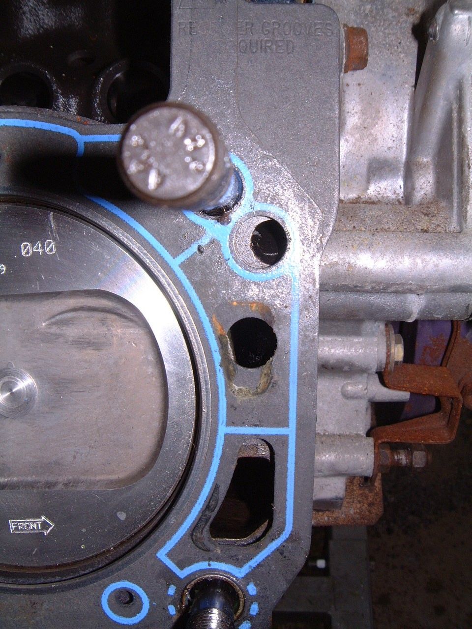 front right bank w gasket 2