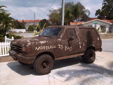 1988 Ford Bronco - Now THAT was a fun day. Went to a place called Anclost cause its next to Anclote Power Plant