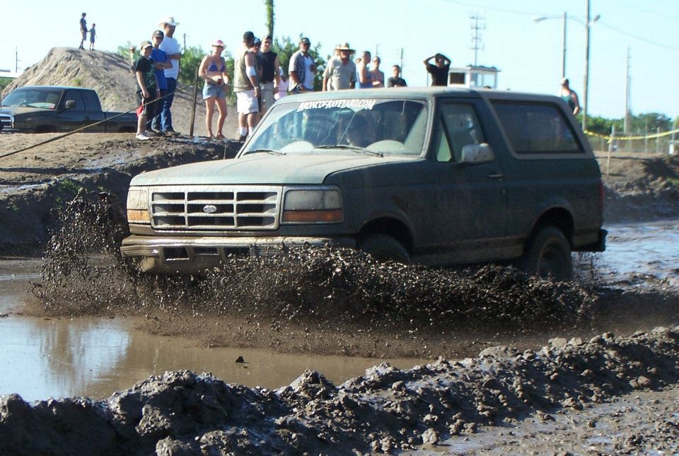 mudding at Trucks on the Track