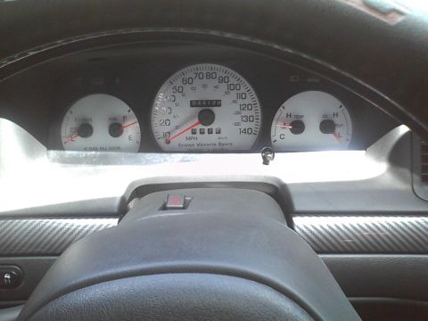 2003 Ford Crown Victoria - The dashboard of a 2003 Ford Crown Victoria Sport displays the odometer reading of 44,126 miles.