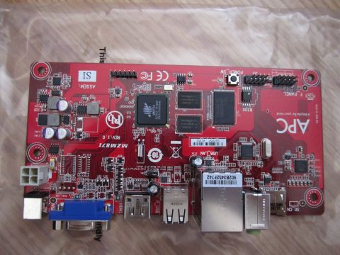 1963 Ford Falcon - This is a close-up view of an APC motherboard, showing its electronic components and connectivity options.