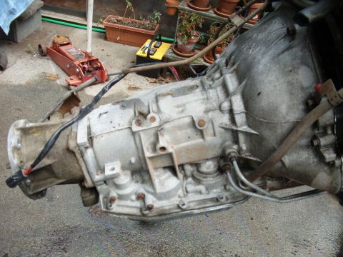 1988 Ford Bronco - Well this is an AOD trans, because it has a mechanical shift down cable bracket. These were highly used up until the AODE, which went elect…