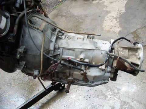 1988 Ford Bronco - See that sensor, that is what had confused me. Turns out that is a neutral safety switch which marks this as an AOD