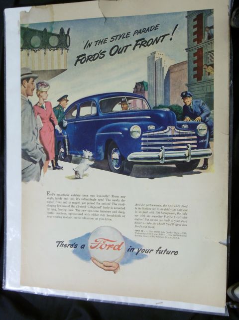 2000 Mercury Grand Marquis - Advertisement for the 1946 Ford, highlighting its style and performance.