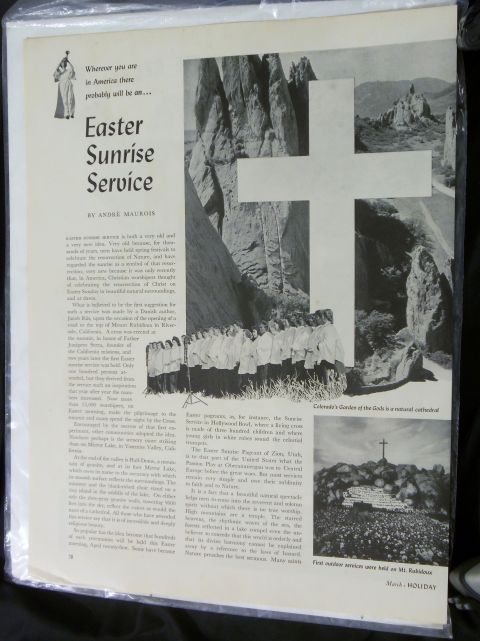 2000 Mercury Grand Marquis - This document discusses Easter sunrise services held in various natural locations.
