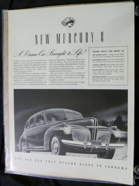 2000 Mercury Grand Marquis - Advertisement for the New Mercury 8, highlighting its features and economy.