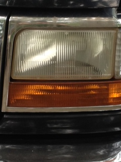 1996 Ford Bronco - Driver HL before buffing