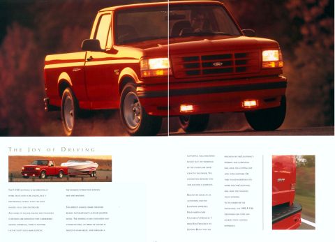 1996 Ford Bronco - 95 Lightning pic From Dealer Brochure