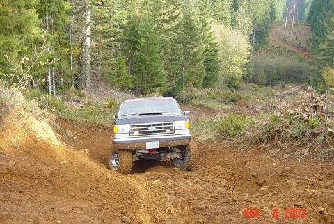 1989 Ford Bronco - Crossed up a little