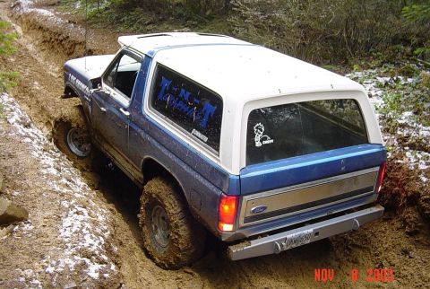 1989 Ford Bronco - Todd at the top of FB5
