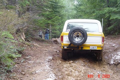 1989 Ford Bronco - And winching up