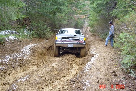 1989 Ford Bronco - Mike at the top