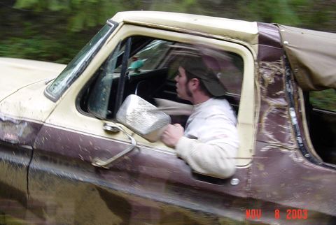 1989 Ford Bronco - Berne went by so fast this is all I got of him