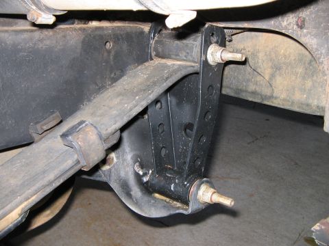 1992 Ford Bronco - Relocated the rear spring shackles. Thoses are 05 F150 springs