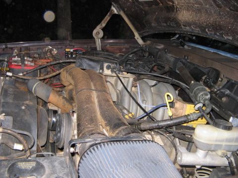 1992 Ford Bronco - K&N, Uder drive pulleys, coil, flex fan