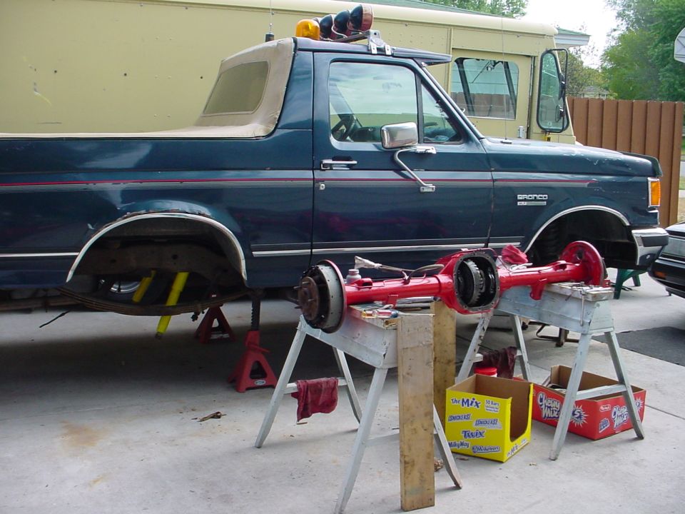 New Rear end, Ball Joints, Shocks, U Joints. and other little things