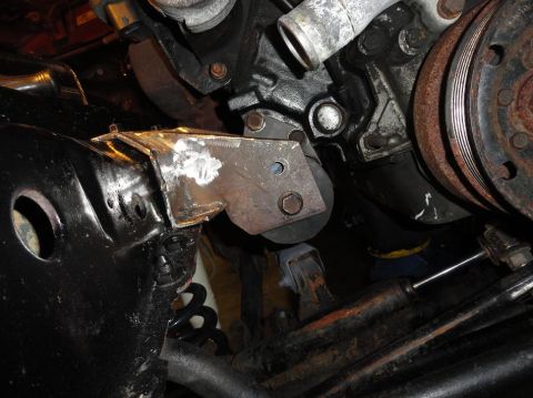 1989 Jeep Cherokee - The final can be drilled in between the 2 shown for best clearances all around. if lower bolt hole is used stock zj exhaust manifold can co…