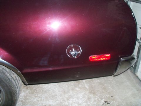 1979 Ford Ranchero - Modified gas cap with '71 Ranchero pillar emblem.