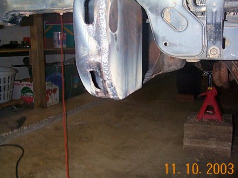 1986 Ford Bronco - passenger side complete for now