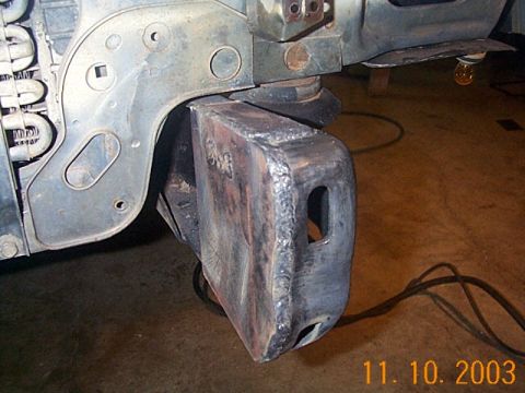 1986 Ford Bronco - driver's side boxed in.