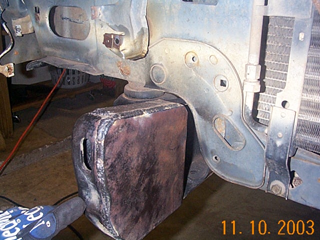 passenger side boxed in.