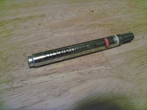 1979 Ford Ranchero - Krylon Silver Leafing Pen for the silver/argent paint that surrounds the gauges and outlines the gauge cluster trim panel. The dash panel o…