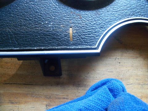 1979 Ford Ranchero - This pic shows the difference between the old paint, upper trim line, and the newly applied finish to the lower trim line.