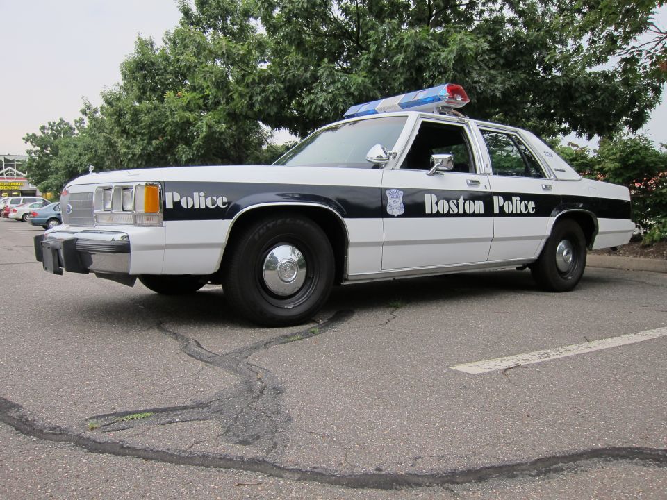 1991 Ford Crown Victoria LTD police car with Boston Police markings