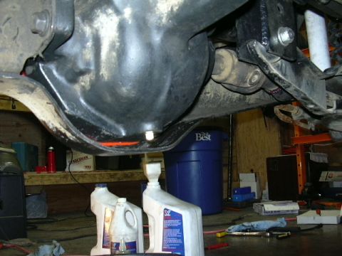 1991 Ford Bronco - While I had it out I installed this drain plug