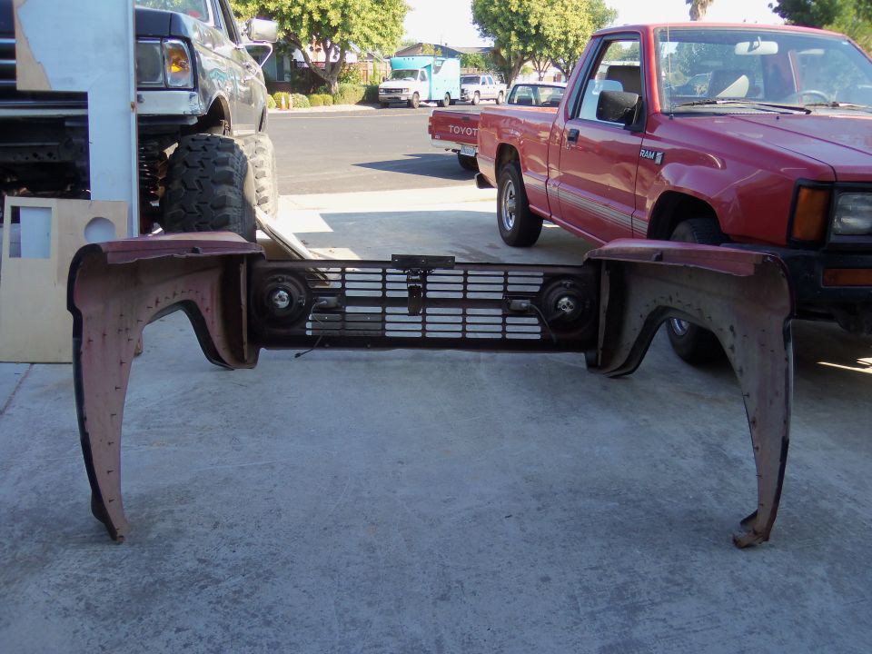 1968 Ford Bronco front clip with grille and fenders