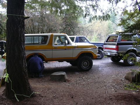 1991 Ford Bronco - Tony airing down