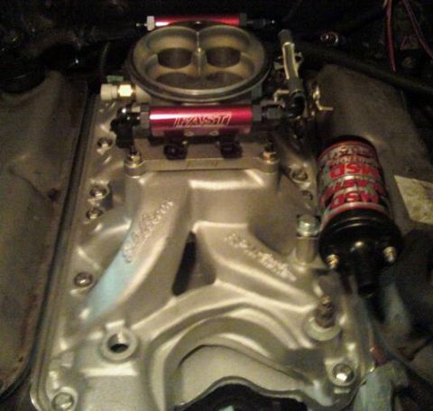 1984 Ford Bronco - FAST Ez Efi on Edelbrock preformer RPM Air gap