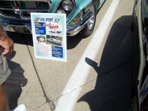 1970 Ford Ranchero - Document details a 1962 Chrysler 300 Sport, not a 1970 Ford Ranchero.
