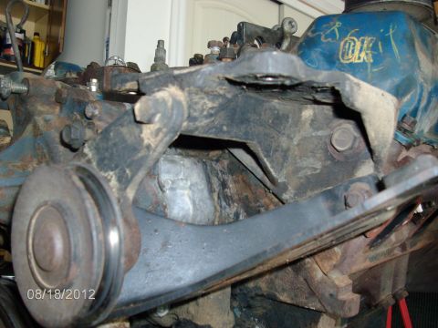 1979 Ford F-150 - Engine component detail with visible date stamp and markings on valve cover.