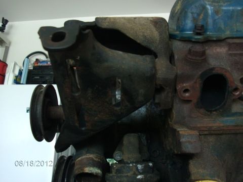 1979 Ford F-150 - This image shows a close-up of an engine block and a pulley system, with a date stamp visible in the corner.