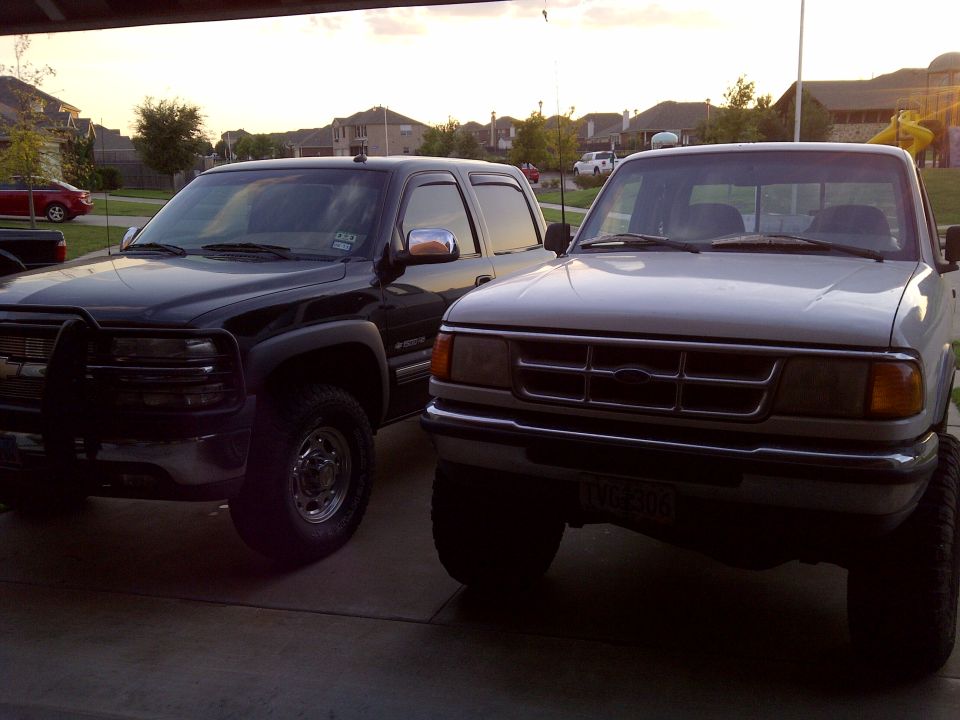 1994 Ford Ranger front view, silver