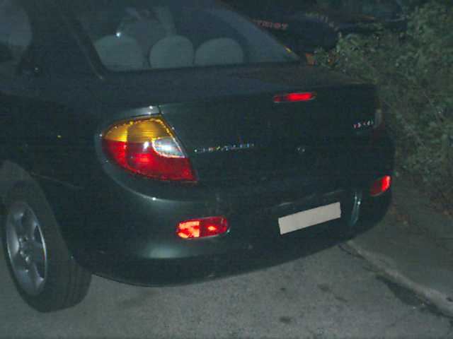 2000 Dodge Neon rear bumper and taillights