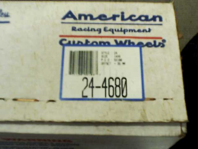 Box with "American Racing Equipment Custom Wheels" and part number 24-4680