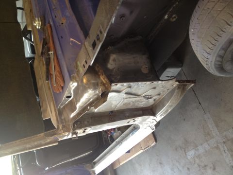 1965 Ford Mustang - Passenger side prep